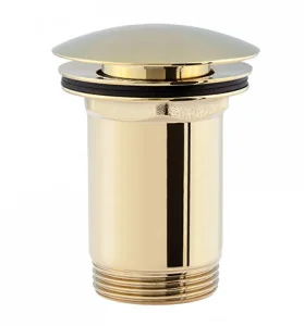 OMNIRES A716 GL Korek klik-klak do umywalki bez przelewy złoty - Korki do umywalek OMNIRES A716 GL Korek klik-klak do umywalki bez przelewy złoty - Korki do umywalek - miniaturka - grafika 1