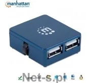 Manhattan hub USB 2.0 4 Micro 160605 - Huby USB - miniaturka - grafika 3