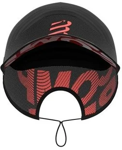 Compressport czapka biegowa z daszkiem PRO RACING CAP czarna - Czapki i chusty sportowe męskie - miniaturka - grafika 2