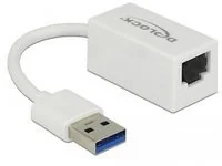 Delock Adapter USB-A 3.1 Gen 1 (wtyczka) RJ-45 Gigabit LAN, biały 65905 - Adaptery i przejściówki Delock Adapter USB-A 3.1 Gen 1 (wtyczka) RJ-45 Gigabit LAN, biały 65905 - Adaptery i przejściówki - miniaturka - grafika 1