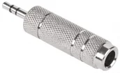 Wtyczki i adaptery - Cabletech Adapter wtyk jack 3,5mm gniazdo jack 6,3mm ZLA0322 ZLA0322 - miniaturka - grafika 1