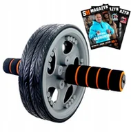 Akcesoria do masażu - Podwójne Koło Do Ćwiczeń Dual Core Ab Wheel Brzuch - miniaturka - grafika 1