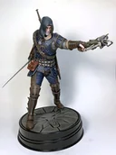 Figurki kolekcjonerskie - Figurka Dark Horse Wiedźmin 3 Geralt Szkoła Kota - miniaturka - grafika 1