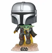 Figurki kolekcjonerskie - Funko Pop Star Wars The Mandalorian With Child 402 - miniaturka - grafika 1