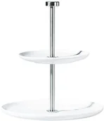 Tace i patery - ASA 2010013 etażerka porcelana, 18 x 18 x 24 cm, biały 2010013 - miniaturka - grafika 1