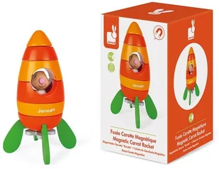 Janod Rakieta drewniana magnetyczna marchewka z Królikiem J08250 - Figurki dla dzieci Janod Rakieta drewniana magnetyczna marchewka z Królikiem J08250 - Figurki dla dzieci - miniaturka - grafika 5