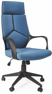 Fotel biurowy, krzesło biurowe VOYAGER fotel gabinetowy czarny / niebieski V-CH-VOYAGER-FOT-NIEBIESKI - Fotele i krzesła biurowe - miniaturka - grafika 9