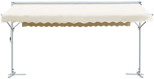 vidaXL Zadaszenie wolnostojące, 600x300 cm, kremowe vidaXL - Pawilony ogrodowe - miniaturka - grafika 2