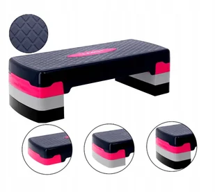 Stepper Fitness Step Do Aerobiku 3 Stopniowy AS002 - Steppery i stepy - miniaturka - grafika 7