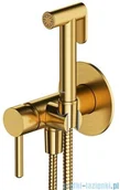 Zestawy prysznicowe - Omnires Y zestaw bidetowy punktowy podtynkowy 1-funkcyjny złoto szczotkowane SYSYBI2GLB | - miniaturka - grafika 1
