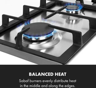 Płyta gazowa do zabudowy Klarstein DSM-IgnitoDom-SS - Płyty gazowe do zabudowy Płyta gazowa do zabudowy Klarstein DSM-IgnitoDom-SS - Płyty gazowe do zabudowy - miniaturka - grafika 3