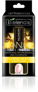 Bielenda Professional, Anx Total Repair, odżywka do paznokci płynne złoto, 11 ml - Odżywki do paznokci - miniaturka - grafika 3