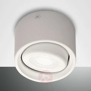 Fabas Luce Odchylana głowica downlight LED Anzio, biały - Lampy sufitowe - miniaturka - grafika 2
