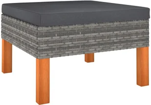 VidaXL 3-cz. zestaw wypoczynkowy do ogrodu, rattan PE i eukaliptus! 315757 - Sofy ogrodowe - miniaturka - grafika 7