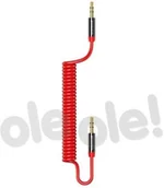 Złącza, przejściówki, adaptery - USAMS USAMS Adapter Spring audio jack 3,5mm SJ256YP02 - miniaturka - grafika 1