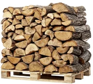 Materiały opałowe - Drewno kominkowe suche paleta - miniaturka - grafika 1