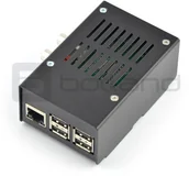 Akcesoria do komputerów jednopłytkowych - Obudowa do HiFiBerry i Raspberry Pi Model 3/2/B+ stalowa czarna RHF-06808 - miniaturka - grafika 1