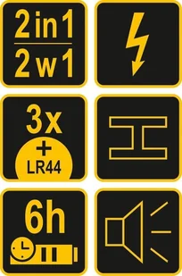 Vorel WYKRYWACZ PROFILI METALOWYCH I PRZEWODÓW POD NAPIĘCIEM 2 W 1 - Inne urządzenia pomiarowe - miniaturka - grafika 6