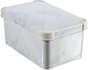 Pudła i pojemniki do przechowywania - CURVER CURVER S Pojemnik 29,5 x 19,5 x 13,5 cm marmur 04710-M80 - miniaturka - grafika 1