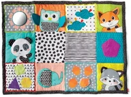 Maty edukacyjne - Infantino koc dziecięcy Maxi Zoo - miniaturka - grafika 1