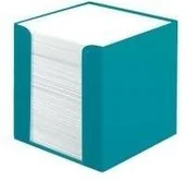 Szkolne artykuły papiernicze - Notes kostka 9/9 700K Box Caribean Turqoise - miniaturka - grafika 1