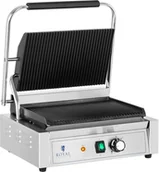 Piece, kotły  i płyty grzejne gastronomiczne - Royal Catering Grill kontaktowy 2200 W ryflowany RCPKG-2200-R - miniaturka - grafika 1