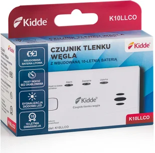 Kidde Czujnik czadu K10LLCO KID-K10LLCO - Czujniki czadu, dymu, gazu - miniaturka - grafika 6