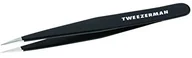 Akcesoria i kosmetyki do stylizacji brwi - Tweezerman tweez erman koronka Point pęseta wykonana ze stali nierdzewnej czarny 1241-BR - miniaturka - grafika 1