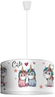 Lampy sufitowe - Lampa wisząca E27 jednorożec 8833 - miniaturka - grafika 1