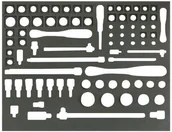Narzędzia warsztatowe - Bahco MODUŁ ff1e2501 klucz nasadowy i akcesoria 1/3 3/8 cala i 1/2 cala 13 częściowy - miniaturka - grafika 1