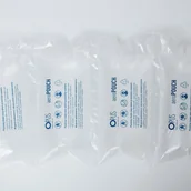 Urządzenia do pakowania - Wypełniacz powietrzny w rolce aeroPOUCH 200 x 100 mm pojedyncza poduszka 20 micr rolka 300 m NB-8440 - miniaturka - grafika 1