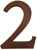 Akcesoria do bram - Stahl Cyfra 2  190 mm aluminium złoty brąz - miniaturka - grafika 1