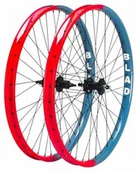 Koła rowerowe - Mafiabikes Mafiabikes BLAD Geared 27.5" komplet kół Wheelie Red Grey WSG27.5REDGREY - miniaturka - grafika 1