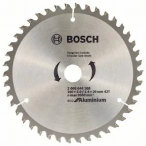 Bosch Piła tarczowa do aluminium Eco 2608644388, 42 zęby, 16x2 cm - Tarcze do pił Bosch Piła tarczowa do aluminium Eco 2608644388, 42 zęby, 16x2 cm - Tarcze do pił - miniaturka - grafika 2