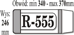 Okładka regulowana R-555 IKS - Pozostałe akcesoria dla plastyków - miniaturka - grafika 3