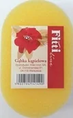 Rękawice i gąbki do kąpieli - Fitti Gąbka kąpielowa żółta - miniaturka - grafika 1