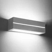 Lampy ścienne - Sollux Lighting Lampa ścienna ceramiczna Top, biała, 32 x 9 cm - miniaturka - grafika 1