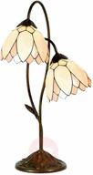 Lampy stojące - Clayre & Eef Lampa stołowa Liliana w stylu Tiffany 2-punktowa - miniaturka - grafika 1