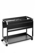 Inne meble biurowe - Durable Wózek na teczki zawieszane System 100 Multi czarny 3785-01 - miniaturka - grafika 1