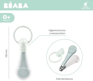 Beaba Beaba Cążki do paznokci w etui Green Blue (opakowanie zbiorcze 6 szt.) solution-bc-7053-0 - Akcesoria do paznokci - miniaturka - grafika 2