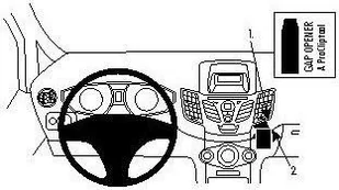 Brodit AB dla Clip do Ford Fiesta 09-15 854252 - Uchwyty samochodowe do telefonów - miniaturka - grafika 2