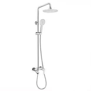 Deante Jaskier Zestaw prysznicowy natynkowy z baterią wannową chrom NAC01JM - Zestawy prysznicowe - miniaturka - grafika 5