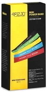 Zestaw Gum Taśm Do Ćwiczeń Mini Band Gumy Fitness - Gumy, taśmy, ekspandery Zestaw Gum Taśm Do Ćwiczeń Mini Band Gumy Fitness - Gumy, taśmy, ekspandery - miniaturka - grafika 2