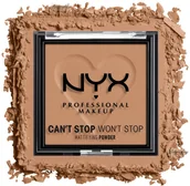 Pudry do twarzy - NYX professional makeup Professional Makeup - CAN''T STOP WON''T STOP - Mattifying Powder - Matujący puder do twarzy - 6 g - CARAMEL - miniaturka - grafika 1