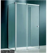 Kabiny prysznicowe - Askopol KASSARI 100x90 trójścienna natryskowa lewa - miniaturka - grafika 1
