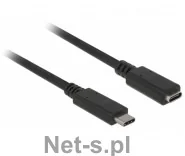 Delock PRZEDŁUŻACZ USB CM-CF 3.1 1.5M CZARNY - Kable USB - miniaturka - grafika 4