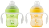 Kubki dla dzieci - Chicco Chicco Pierwszy Kubek Treningowy z Miękkim Ustnikiem Neutral 4m+ Kubeczek Chicco z silikonowym ustnikiem 200 ml TOW008446 - miniaturka - grafika 1