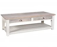 Ławy i stoliki kawowe - Belldeco Bristol White Stolik kawowy podłużny Belldeco C2200WW - miniaturka - grafika 1