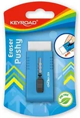 Gumki biurowe - KEYROAD Gumka uniwersalna KEYROAD Pushy, blister, mix kolorów KR971164 - miniaturka - grafika 1