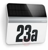 Lampy ogrodowe - Steinel Oświetlenie numeru domu LED XSolar LH-N, stal szl - miniaturka - grafika 1